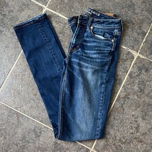 American Eagle Jeans Dark Wash - Size 2 X-Long